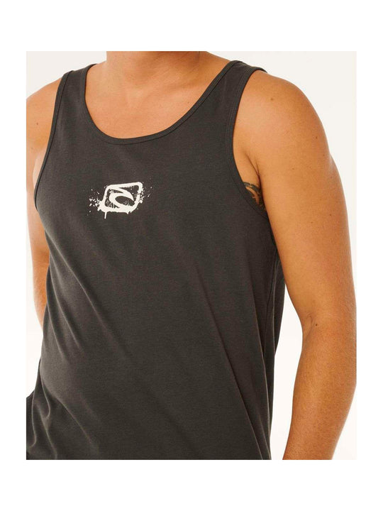 Koszulka męska RIP CURL Medina Inner Visions Tank czarna
