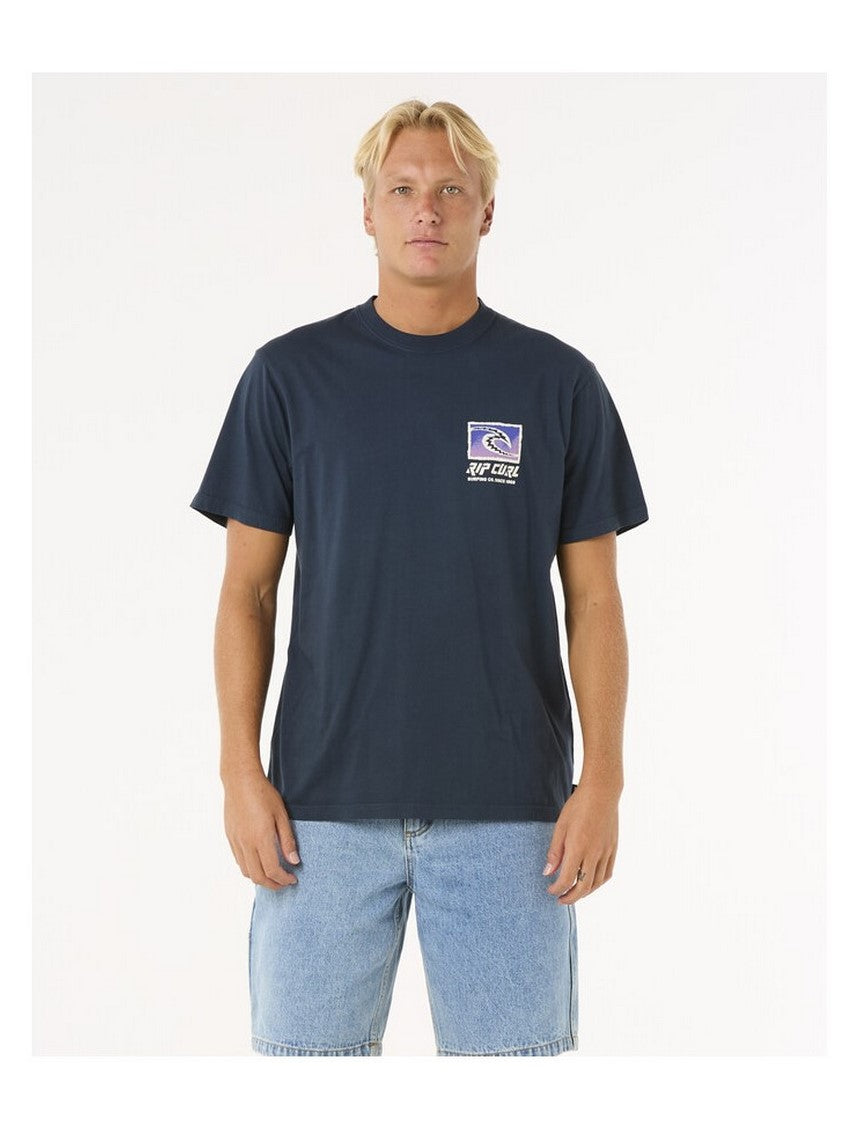 Koszulka RIP CURL Raw Energy Trad Tee granatowy