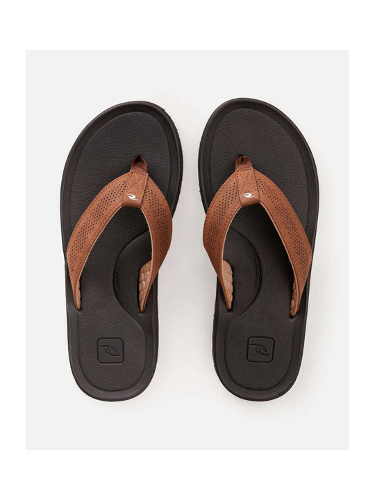 Japonki męskie RIP CURL Chiba Open Toe - brązowe/czarny
