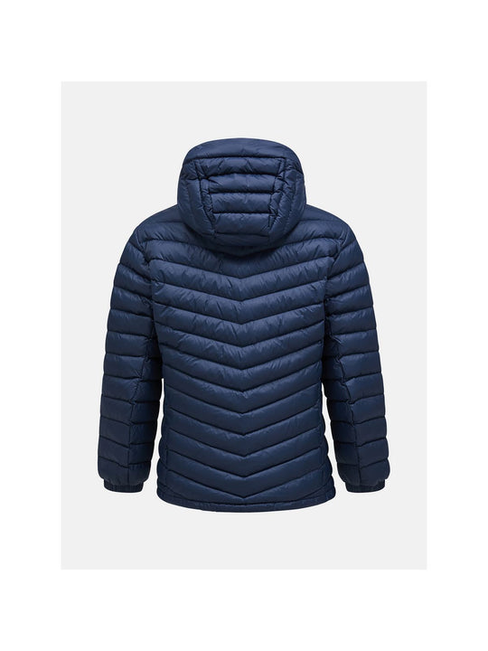 Kurtka męska puchowa Peak Performance M Frost Down Hood Jacket granatowy - narciarska - Adventure Sports
