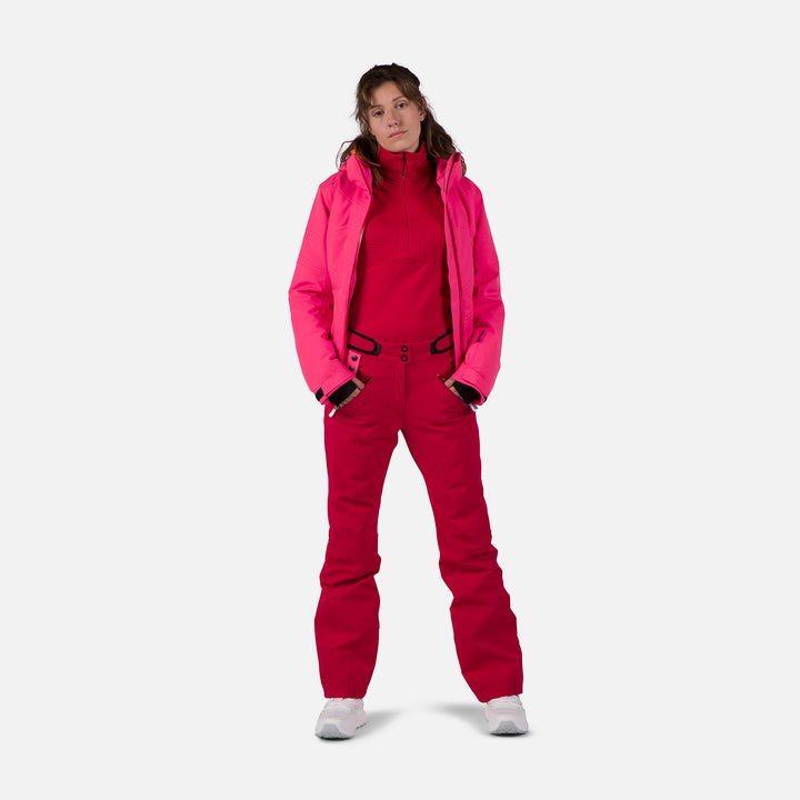 Bluza Rossignol W Blackside Fleece Hz czerwony - Adventure Sports
