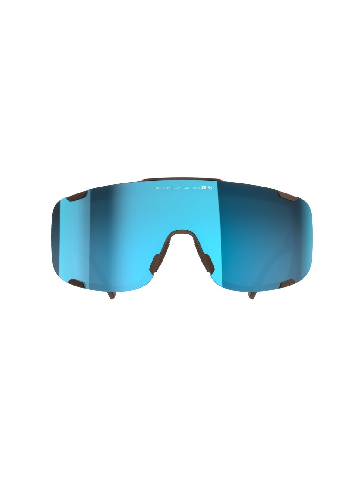 Okulary rowerowe POC Devour Wide Fit brązowe - Clarity Universal/Partly Sunny Turquoise cat.2