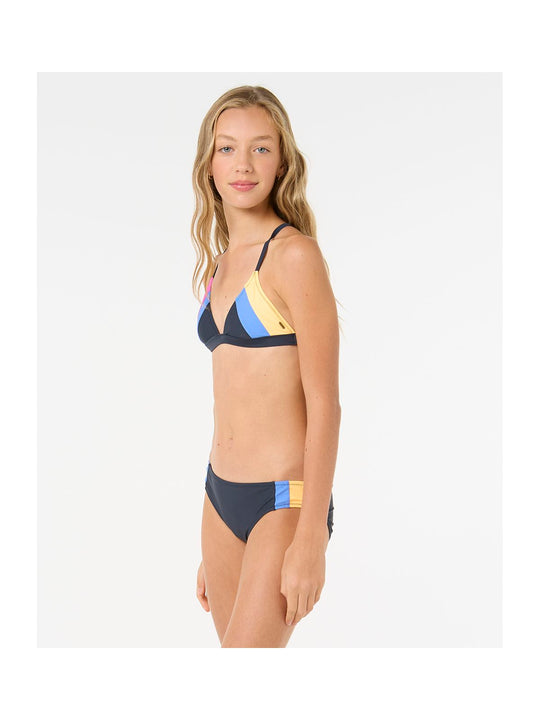 Kostium Kąpielowy RIP CURL Block Party Bikini -Girl - granatowy
