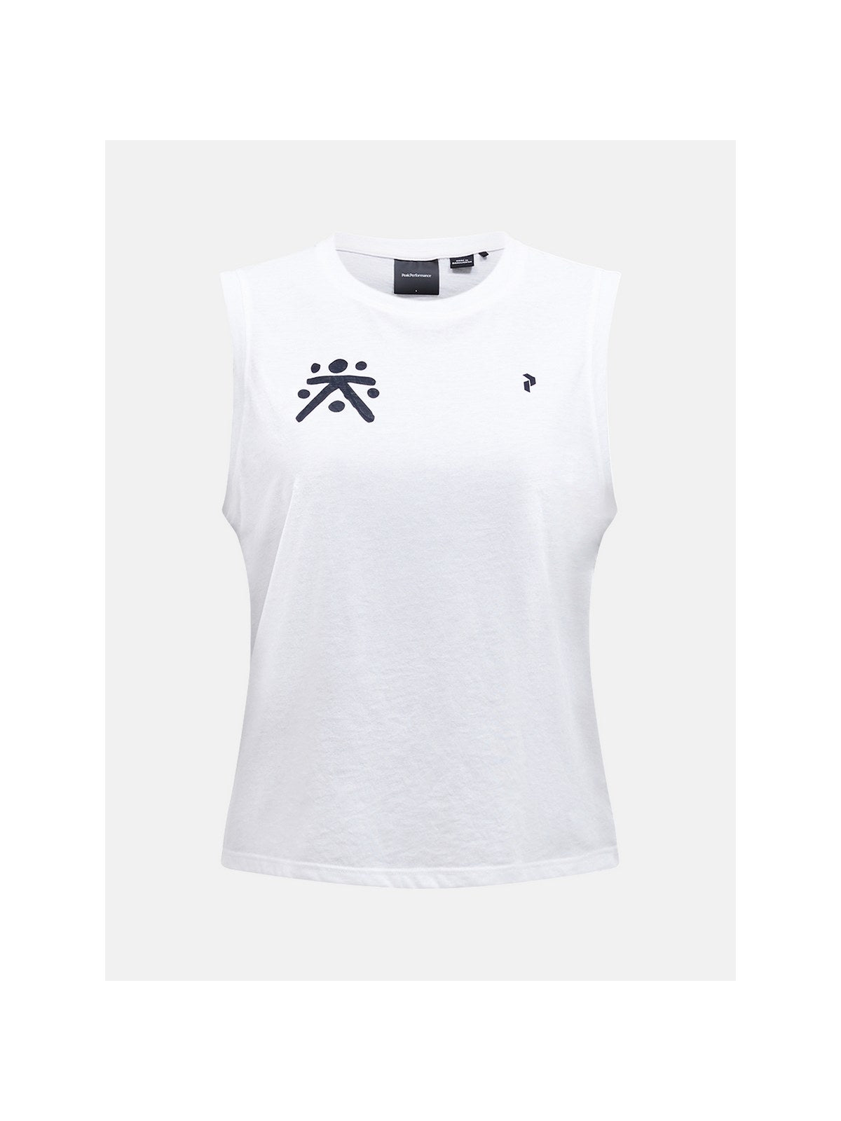 Koszulka PEAK PERFORMANCE Explore Graphic Sleeveless Women biały - Adventure Sports
