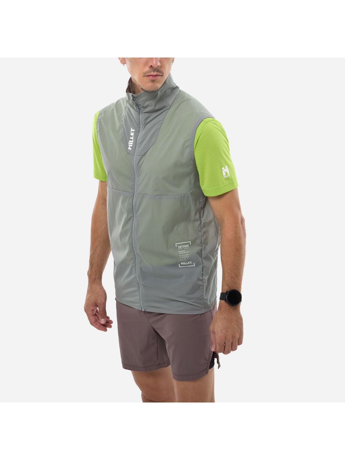 Kamizelka męska MILLET Intense Windbreaker Vest M szara