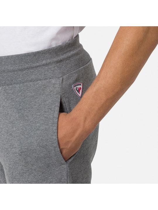 Spodnie dresowe męskie Rossignol LOGO PANT FL szary - Adventure Sports
