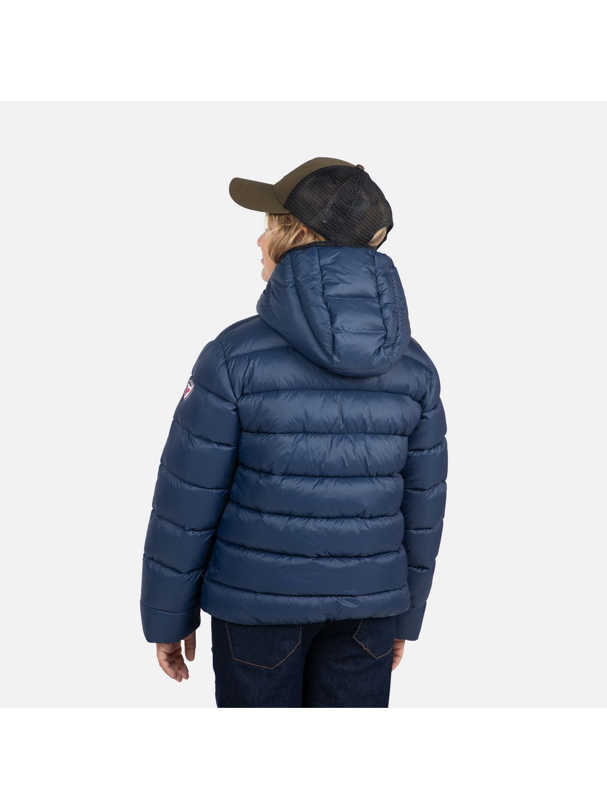 Kurtka zimowa chłopięca Rossignol Boy Lt Quilt granatowy - Adventure Sports