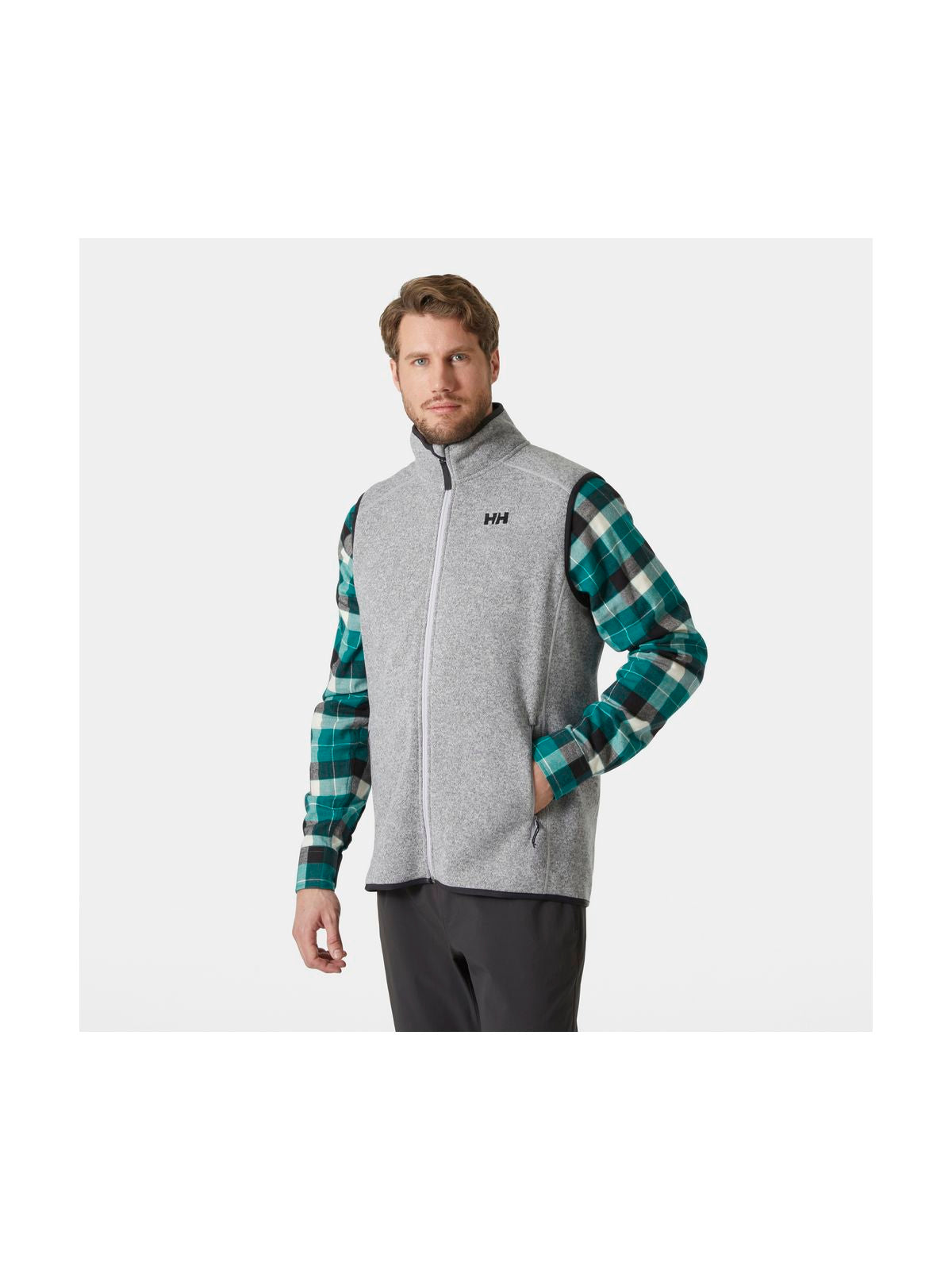 Kamizelka męska HELLY HANSEN VARDE FLEECE VEST 2.0 szara
