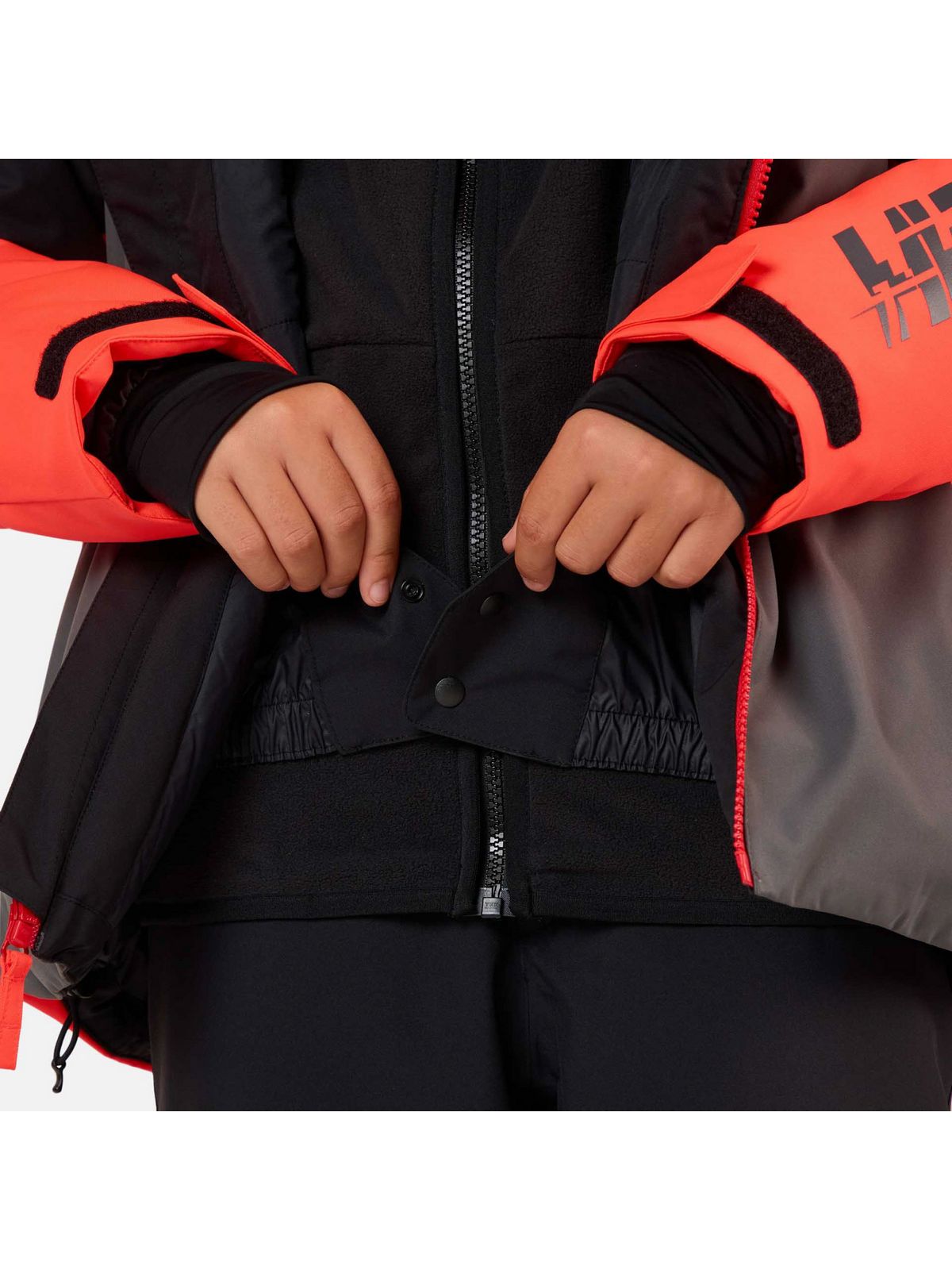 Kurtka narciarska dziecięca ROSSIGNOL Jr Hero Velika Insulated Jkt czarna