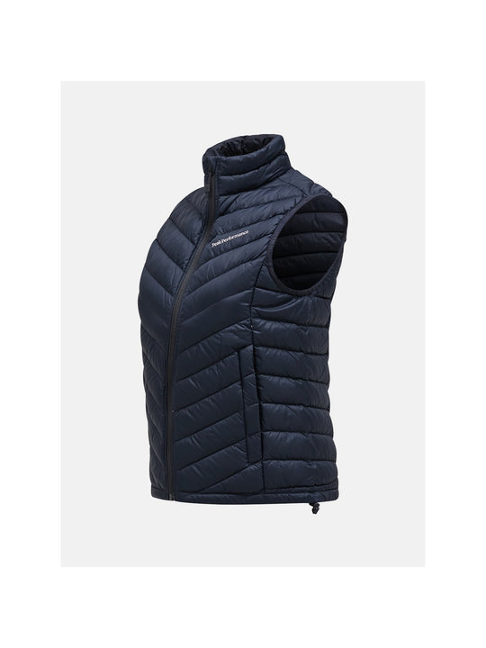 Kamizelka puchowa Peak Performance damska W Frost Down Vest czarny - Adventure Sports
