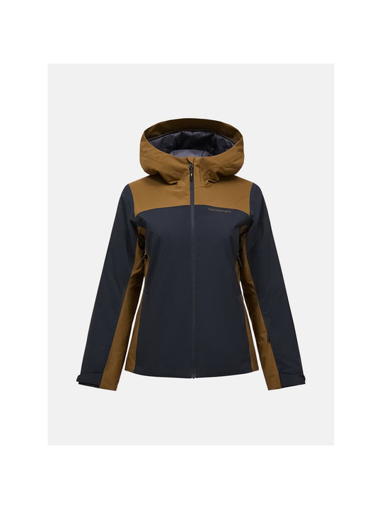Kurtka narciarska damska PEAK PERFORMANCE Anima Blocked HIPE 2L Insulated Shell Jacket czarna
