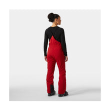 Spodnie narciarskie damskie HELLY HANSEN W LEGENDARY INSULATED BIB PANT czerwone
