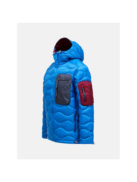 Kurtka PEAK PERFORMANCE Helium Utility Down Hood Jacket Men niebieski
