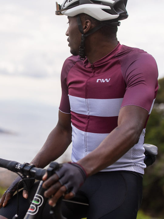 Koszulka rowerowa NORTHWAVE BLADE AIR Jersey - fioletowy/szary - Adventure Sports
