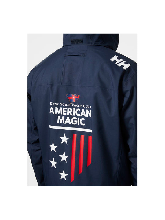 Kurtka HELLY HANSEN Am Crew Hooded Jacket 2.0 granatowy - Adventure Sports
