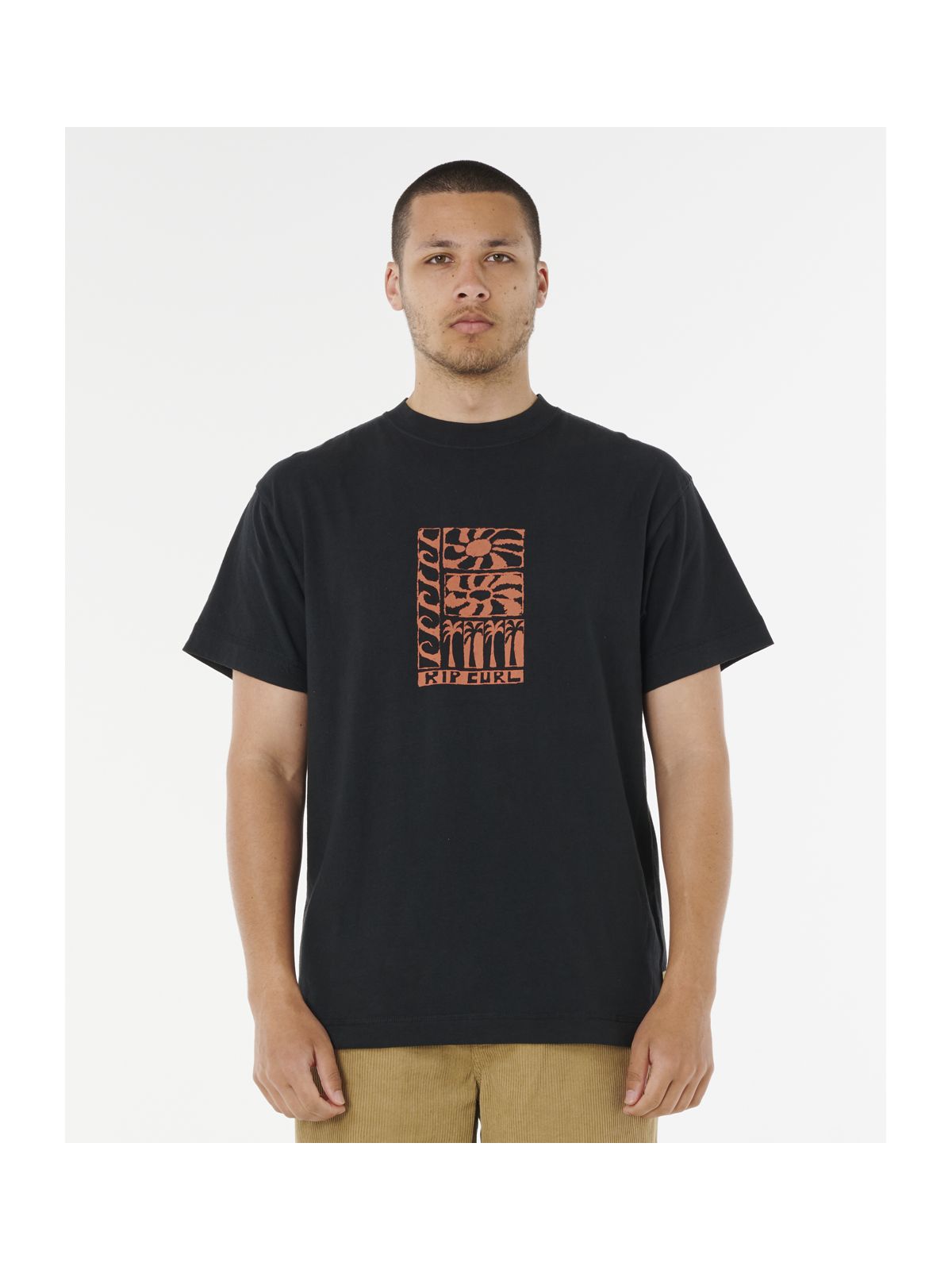 Koszulka RIP CURL AOTS TY WILLIAMS STACKED TEE czarna