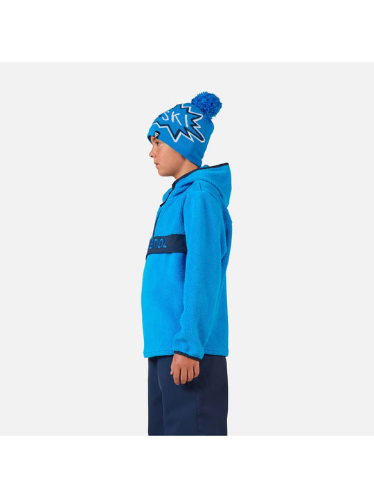 Bluza dziecięca ROSSIGNOL JR ALLTRACK ANORAK FLEECE niebieska
