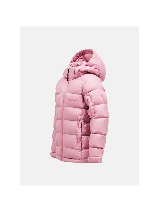 Kurtka zimowa puchowa Peak Performance Jr Frost Down Jacket brązowy - narciarska - Adventure Sports
