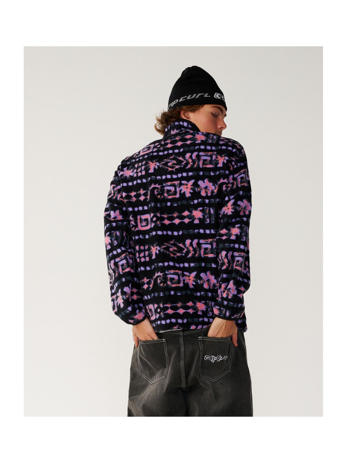 Polar męski RIP CURL Sessions Polar męski Fleece czarny