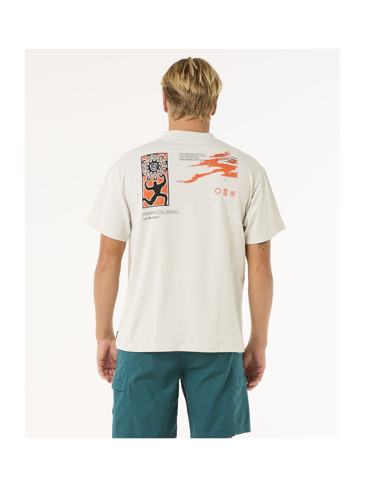 Koszulka RIP CURL Search Dawn Tee szary
