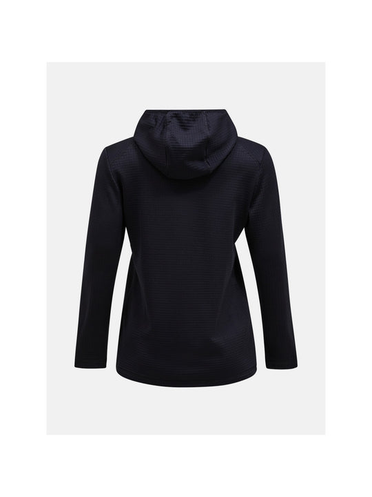 Bluza damska PEAK PERFORMANCE W Trail Polartec Zip Hood czarna
