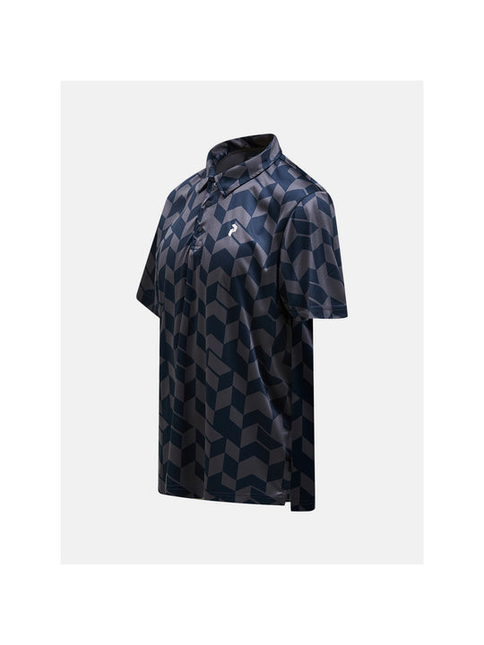 Koszulka PEAK PERFORMANCE M Graphic SS Polo szary - Adventure Sports
