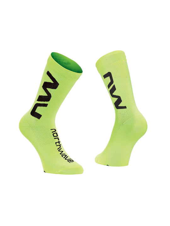 Skarpety rowerowe NORTHWAVE EXTREME AIR Sock - żółty/czarny - Adventure Sports
