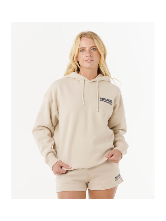 Bluza RIP CURL Surf Puff Heritage Hood beżowa
