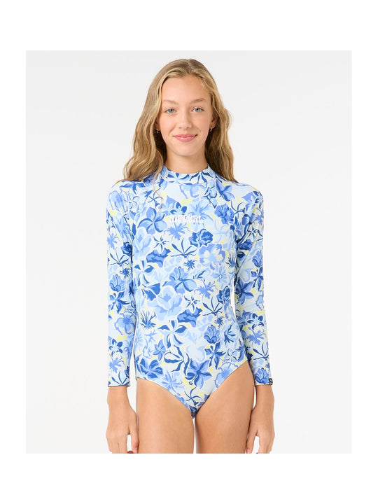 Lycra RIP CURL Island Bliss Surfsuit-Girl niebieski
