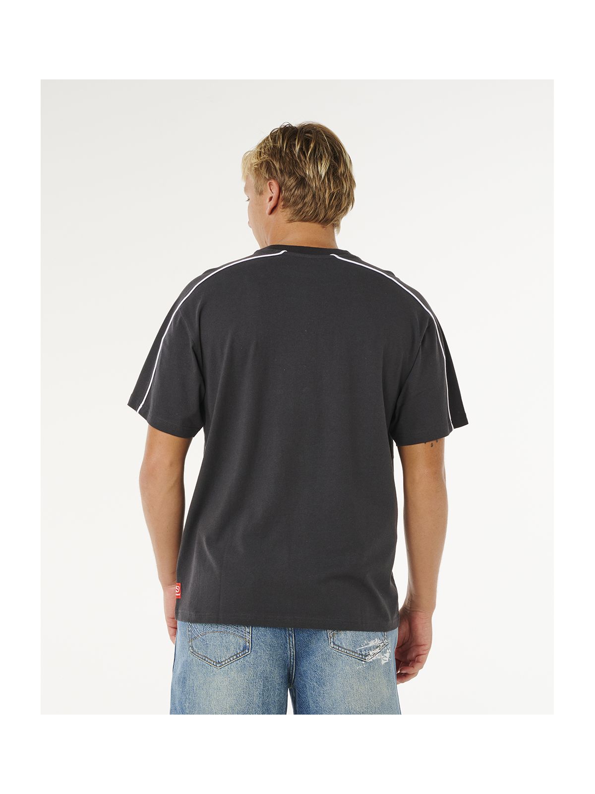 Koszulka męska RIP CURL Inner Visions Panel Tee czarna