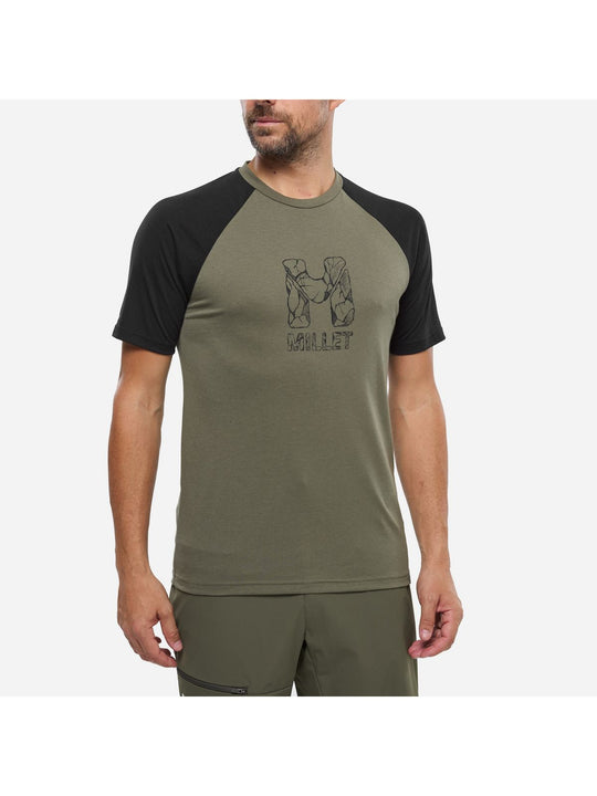 Koszulka męska MILLET Cimaï Natural Ts Ss M zielona
