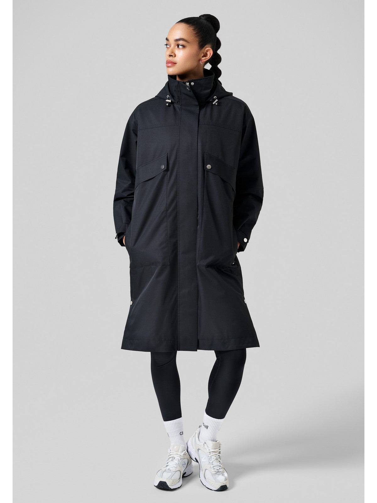 Parka przeciwdeszczowa damska CASALL Light Padded Rain Parka czarny