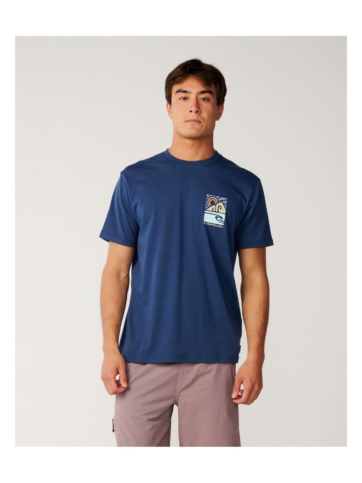Koszulka męska RIP CURL S-Series Vaporcool Totem Tee granatowa