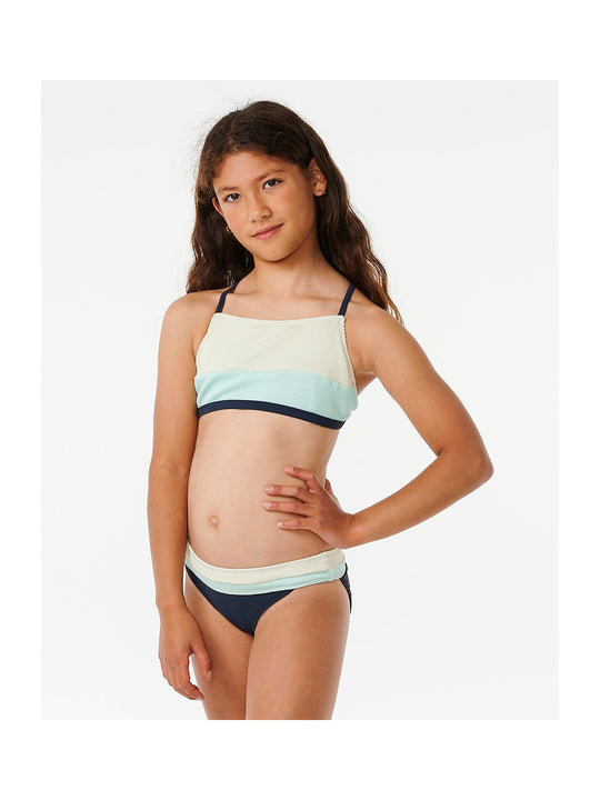 Lycra RIP CURL Block Party 3 Piece Set Girl granatowy - Adventure Sports
