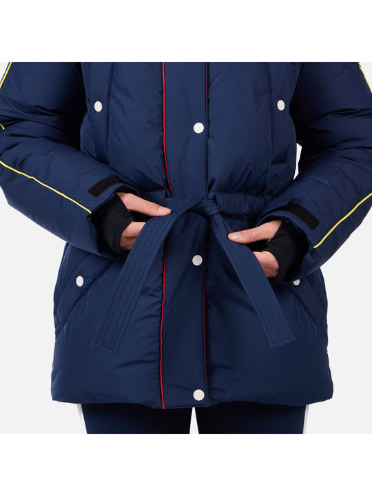 Kurtka narciarska damska ROSSIGNOL W JCC FLAG DOWN PARKA niebieska
