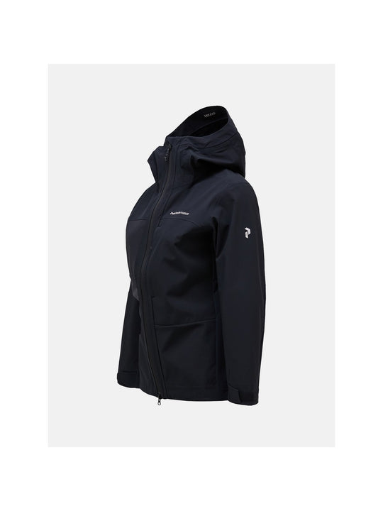 Kurtka Peak Performance W Ascent Softshell Jacket czarna - narciarska - Adventure Sports
