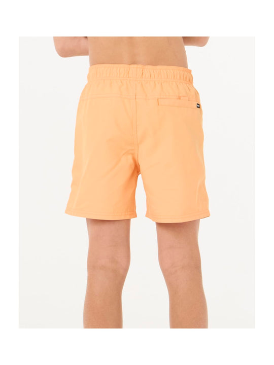 Szorty kąpielowe chłopięce RIP CURL OFFSET VOLLEY - BOY pomarańczowe
