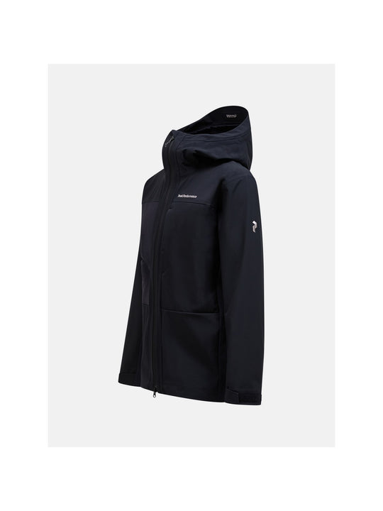 Kurtka męska Peak Performance M Ascent Softshell Jacket czarna - narciarska - Adventure Sports
