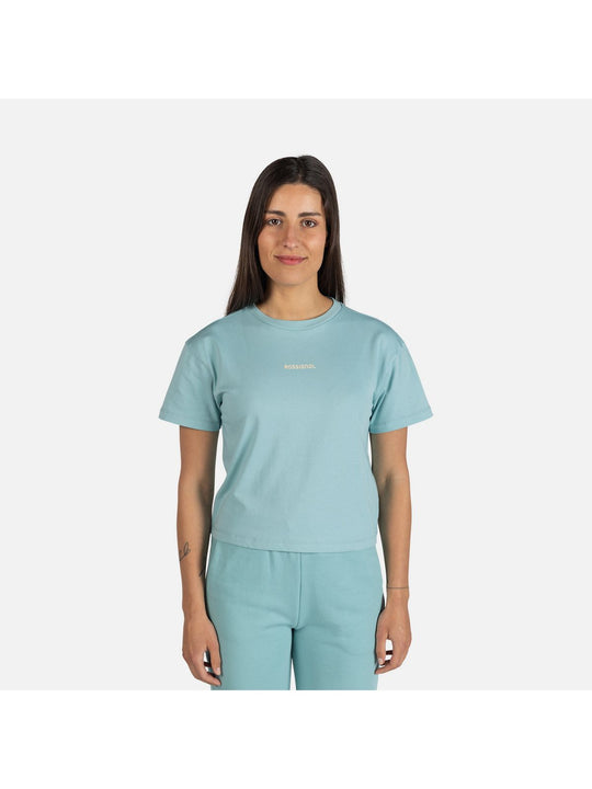 Koszulka damska ROSSIGNOL W Presset Tee niebieski - Adventure Sports
