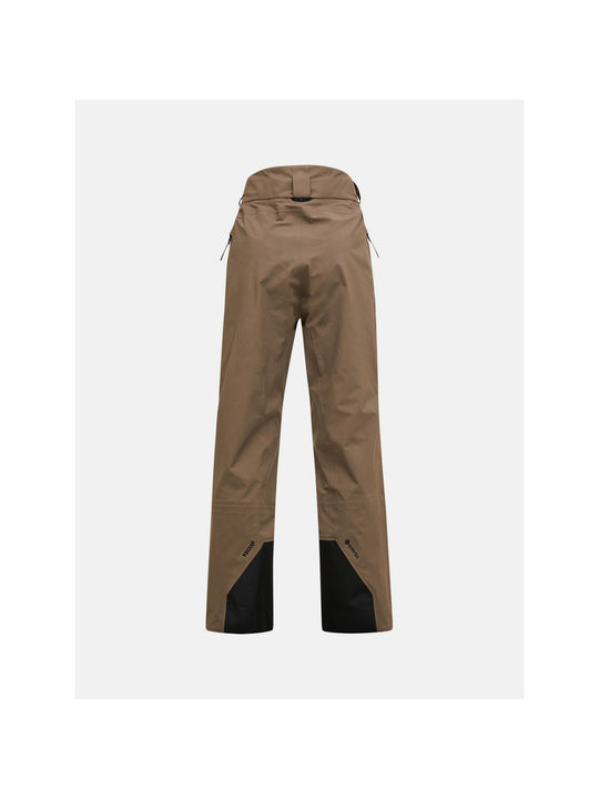 Spodnie narciarskie damskie PEAK PERFORMANCE Vislight GORE-TEX C-Knit 3L Shell Pants brązowe
