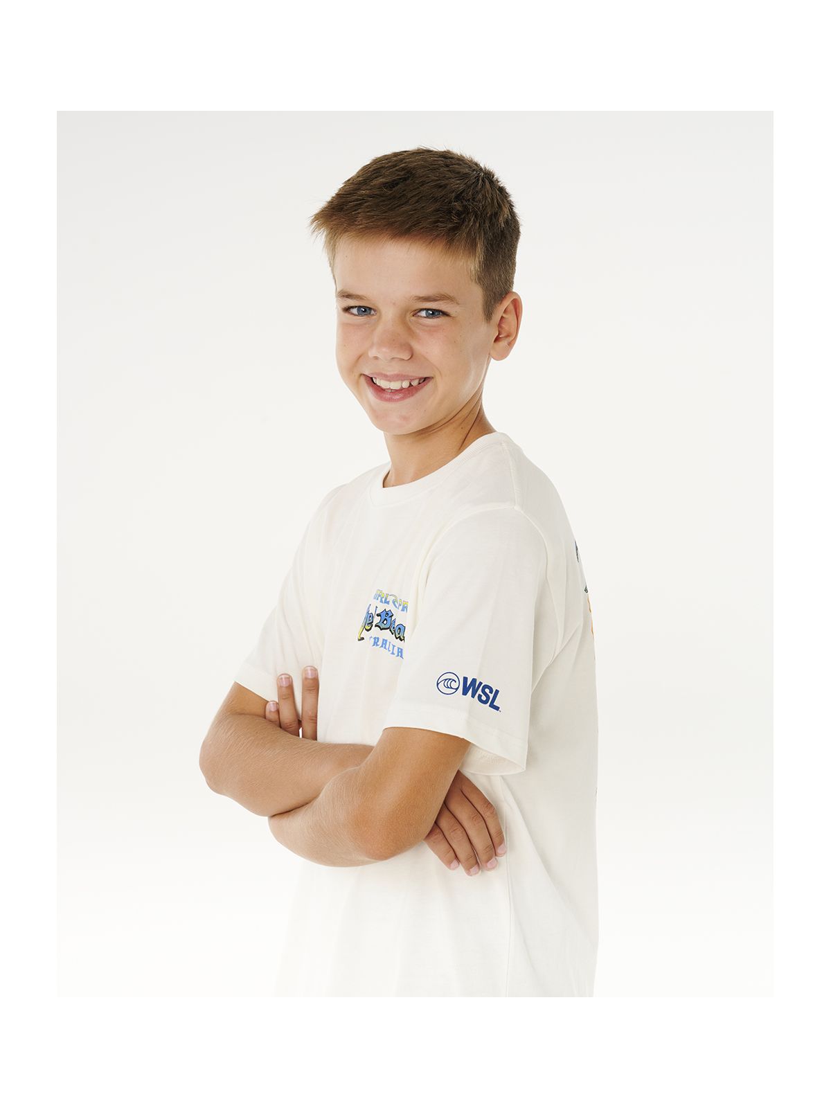 Koszulka chłopięca RIP CURL Rip Curl Pro 26 Tee - Boys biała