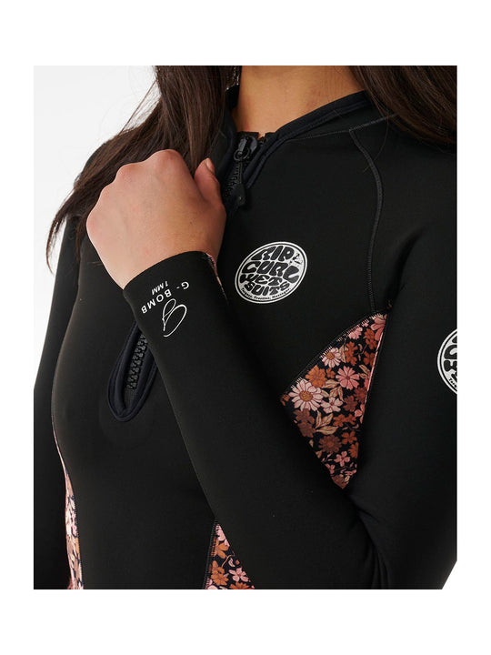 Pianka RIP CURL G Bomb L/Sl F/Zip Jkt Sub czarny - Kurtka - Adventure Sports
