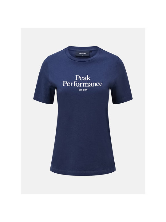 Koszulka Peak Performance W Original Tee niebieski - Adventure Sports
