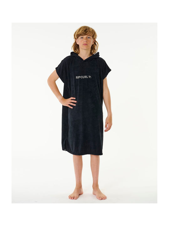 Poncho RIP CURL Brand Hooded Towel Boy czarny - Adventure Sports
