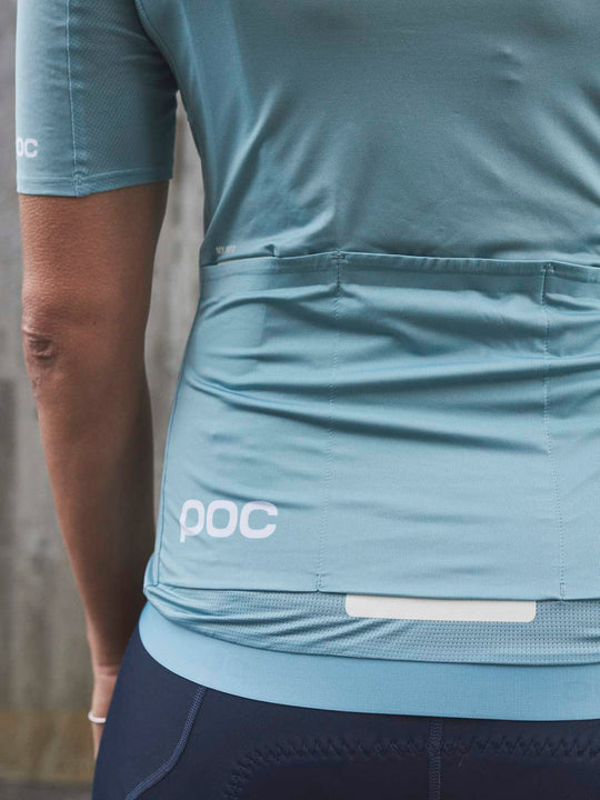 Koszulka rowerowa POC W’s PRISTINE Jersey - niebieski - Adventure Sports

