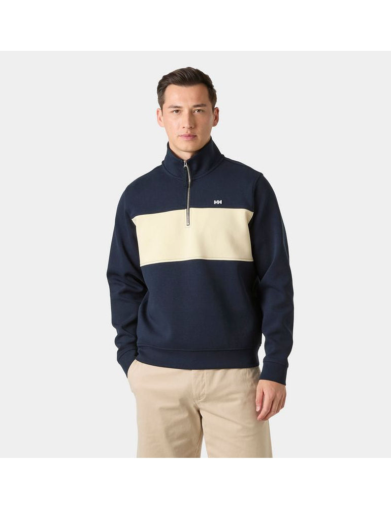 Bluza męska HELLY HANSEN Koster Sweat 1/2 Zip granatowa