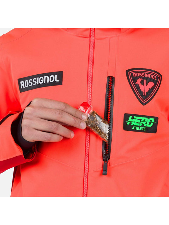 Kurtka narciarska męska Rossignol Hero Blackside Jkt czerwony - Adventure Sports
