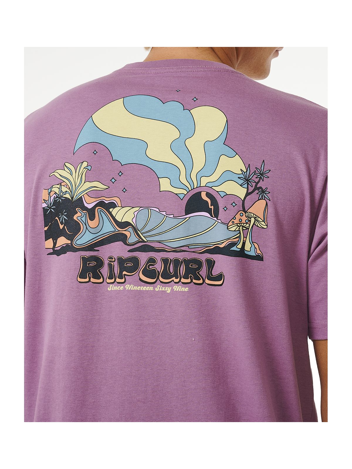 Koszulka RIP CURL Mason Pipeliner Tee fioletowy - Adventure Sports
