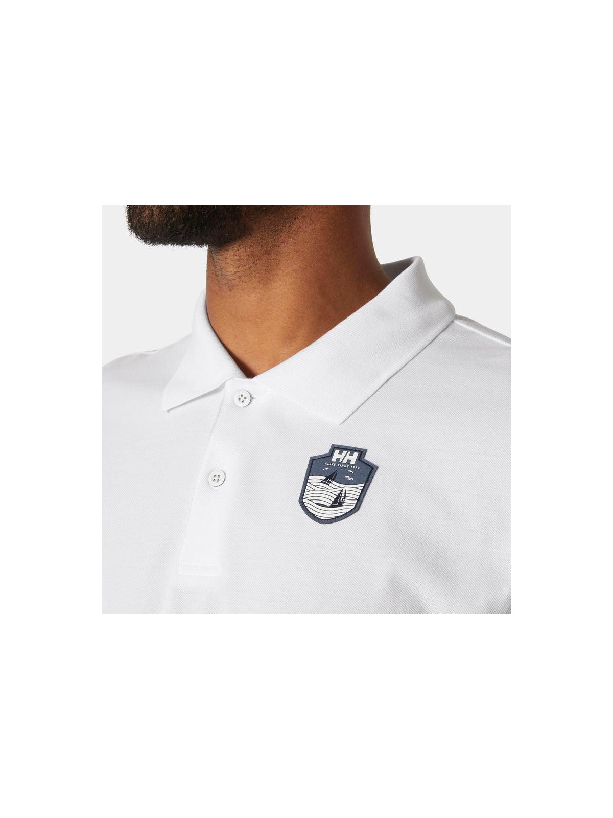 Koszulka HELLY HANSEN MARSTRAND POLO biały - Adventure Sports