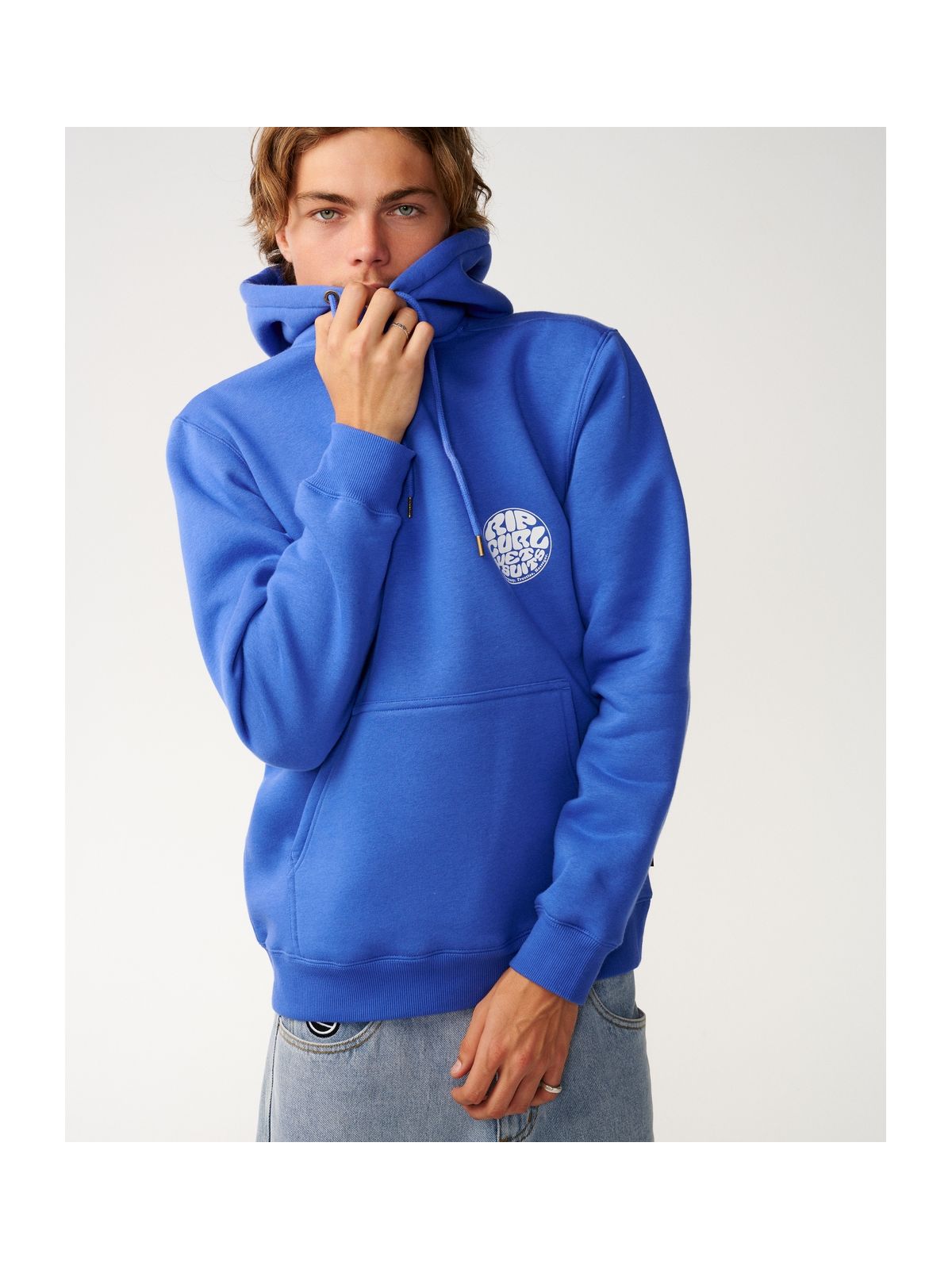 Bluza męska RIP CURL Wetsuit Icon Hood niebieska